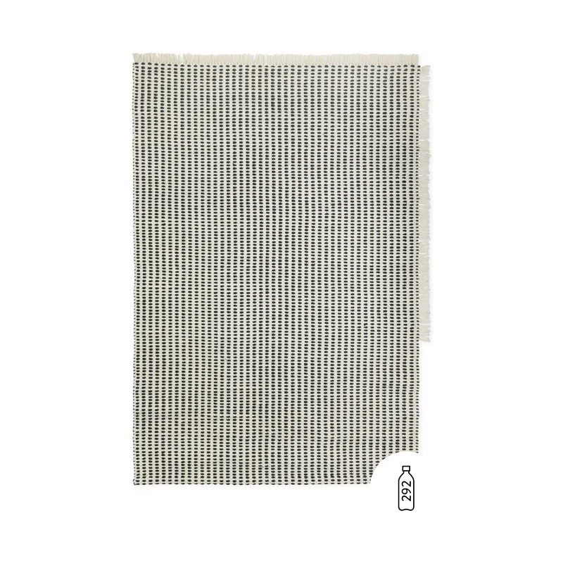 Ferm Living Way Rug - Off - White/Blue