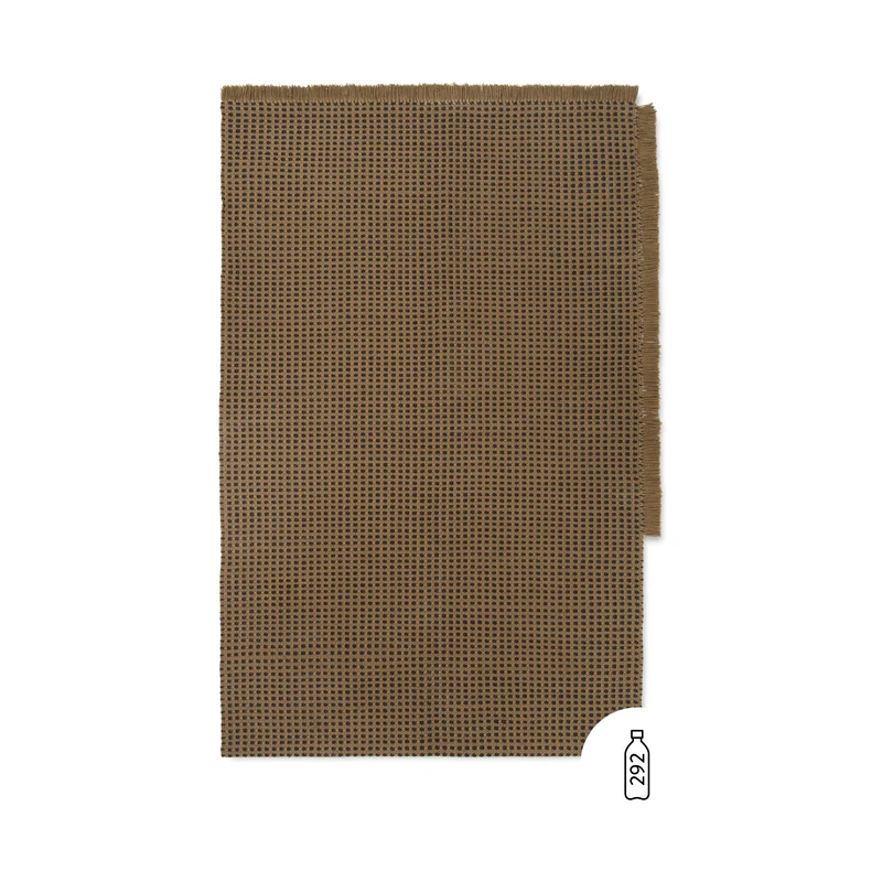 Ferm Living Way Rug - Off - White/Blue