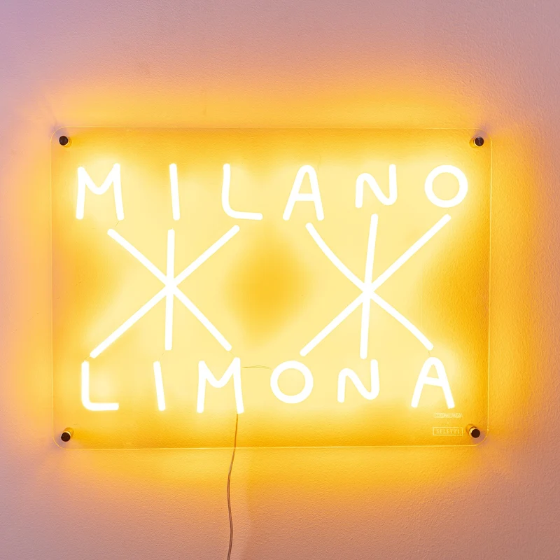 Seletti Milano-Limona LED Sign