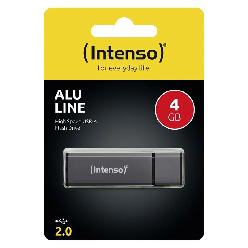 Intenso Alu Line USB-Stick 4 GB USB Typ-A 2.0 Anthrazit