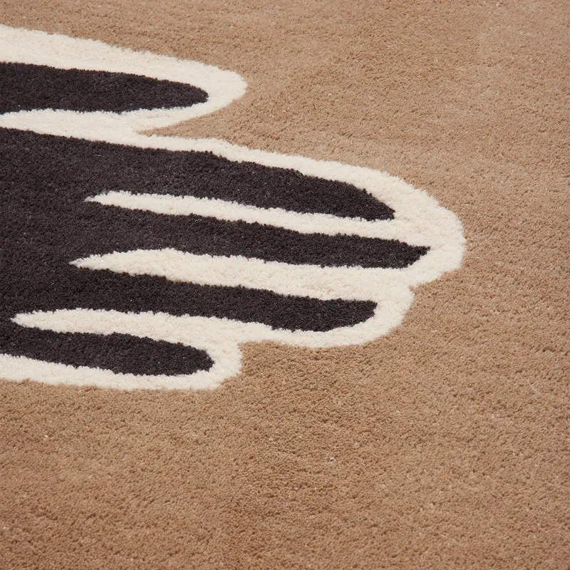 Ferm Living Pose Tufted Rug - 200 x 300 - Dark Coffee/Offwhite