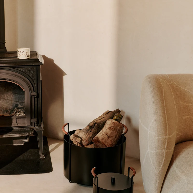 Ferm Living Port Kindling and Ash Bucket