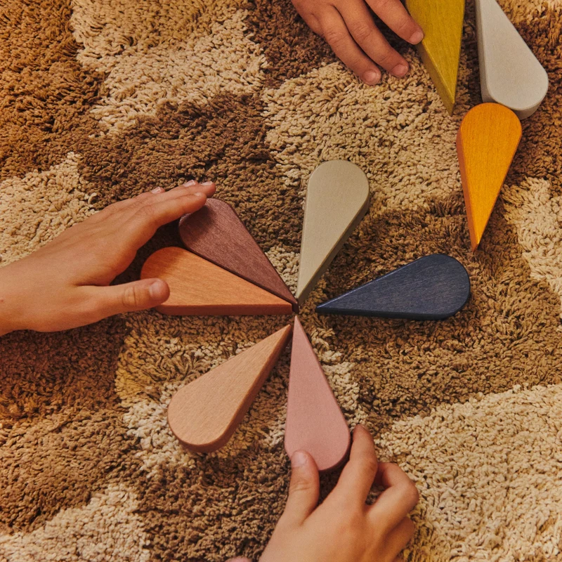 Ferm Living Petal Play Blocks