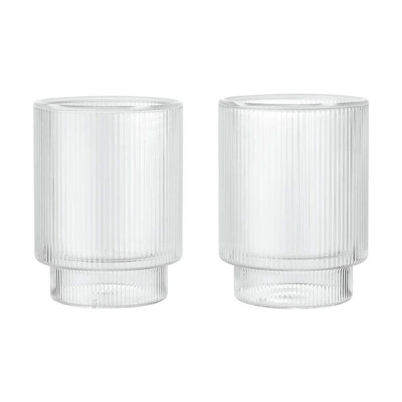 Ferm Living Ripple Thermal Glasses - Set of 2