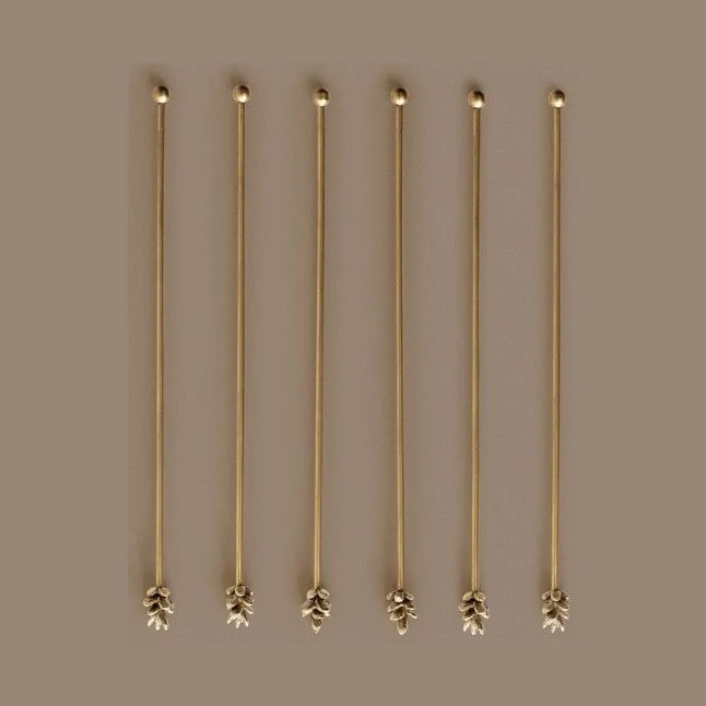 Ferm Living Forest Stir Sticks Long - Set of 6