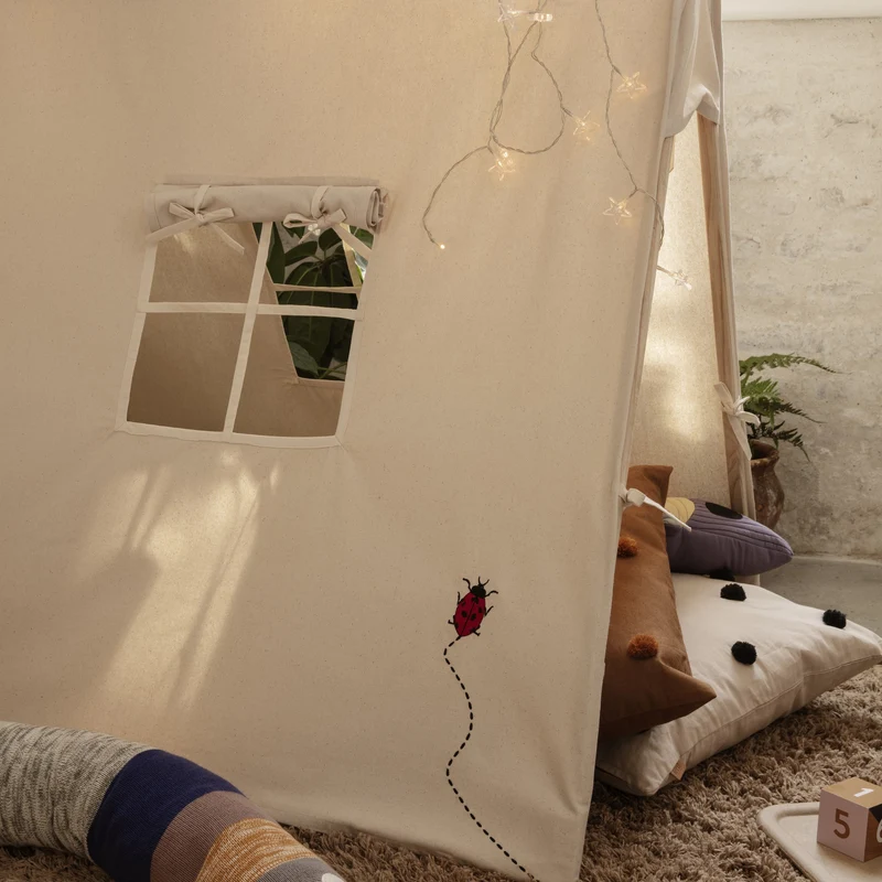 Ferm Living Tent - Ladybird Embroidery