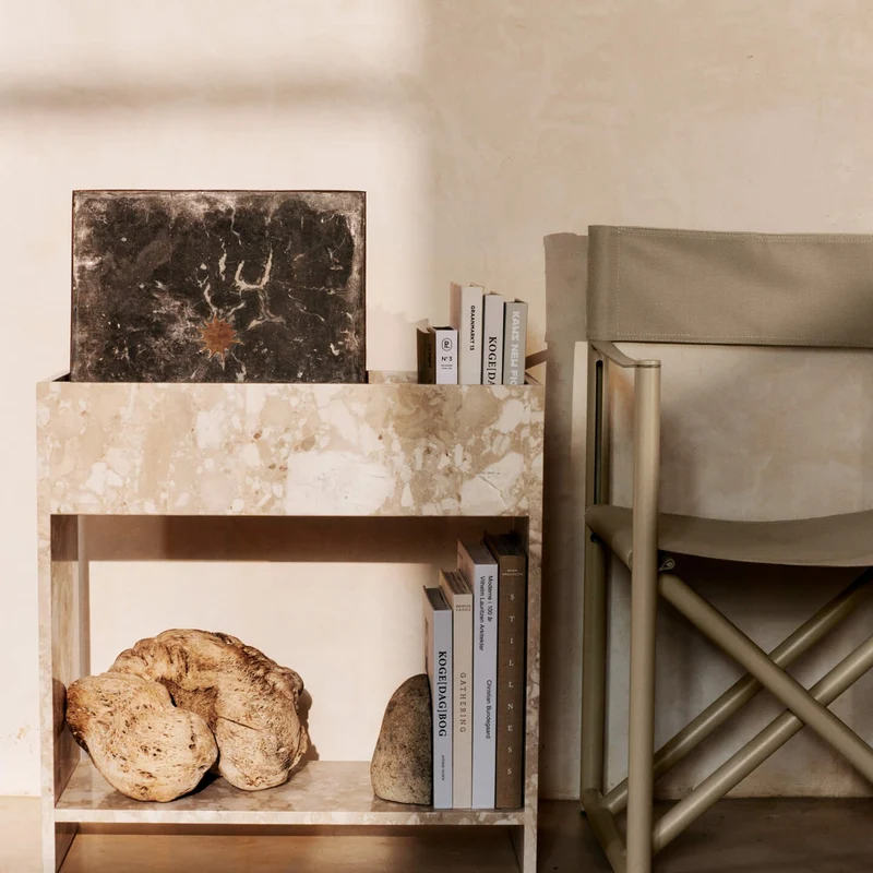Ferm Living Stone Plant Box With Shelf