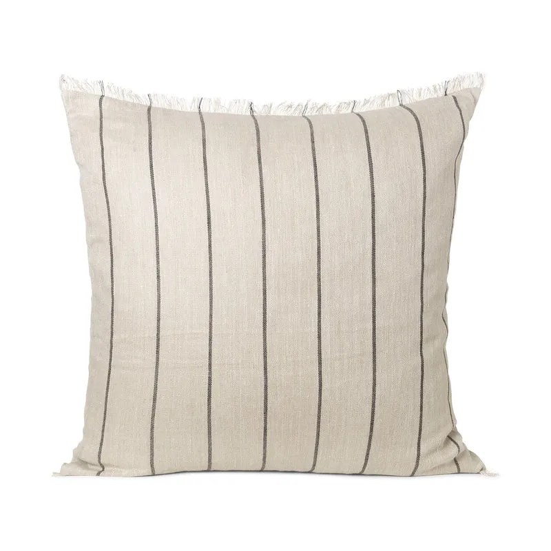 Ferm Living Calm Cushion - Large - Camel / Black
