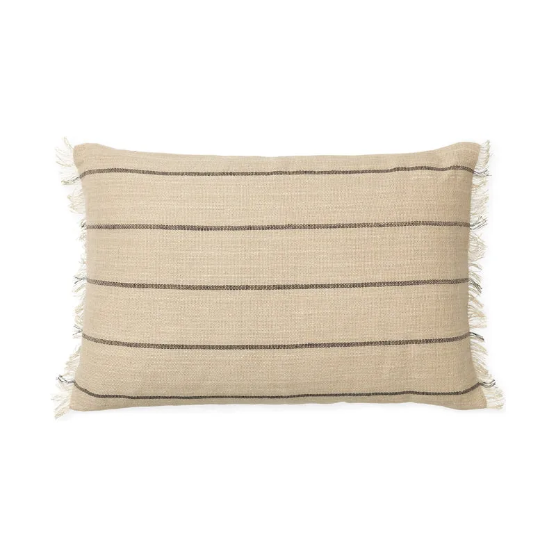 Ferm Living Calm Cushion - Large - Camel / Black