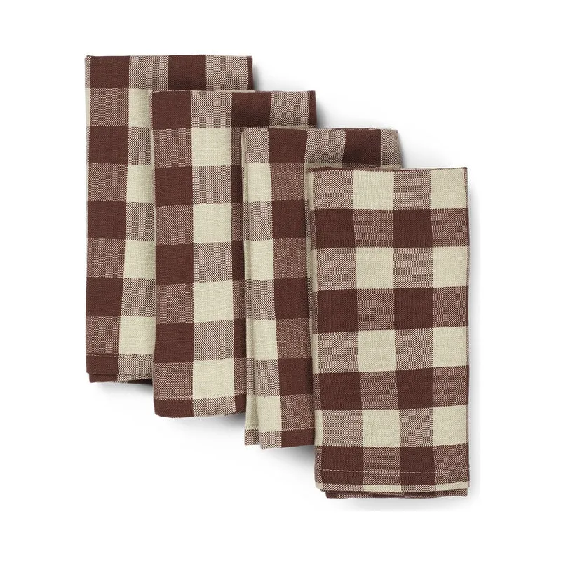 Ferm Living Bothy Check Napkins - Set of 4