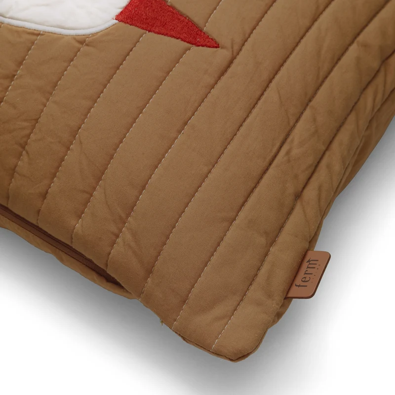 Ferm Living Bird Quilted Cushion Cover - Rectangular