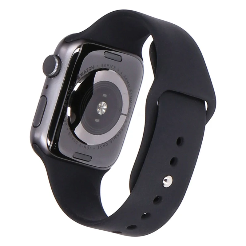 Apple Watch Series 5 44mm GPS Spacegrau Aluminiumgehäuse mit Sportarmband schwarz