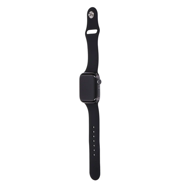 Apple Watch Series 5 44mm GPS Spacegrau Aluminiumgehäuse mit Sportarmband schwarz