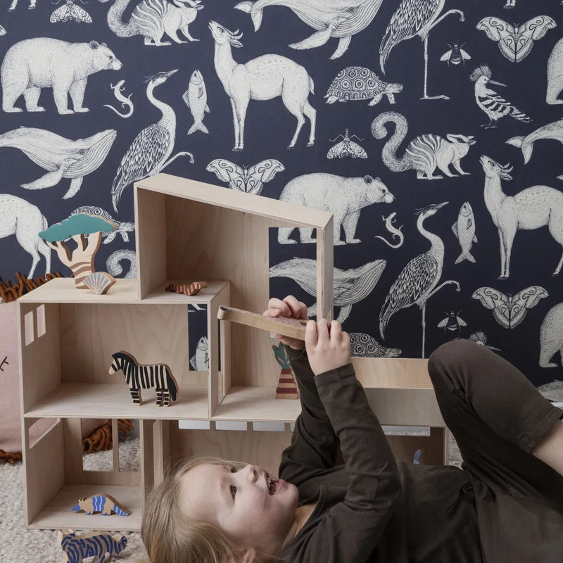 Ferm Living Katie Scott Wallpaper - Animals