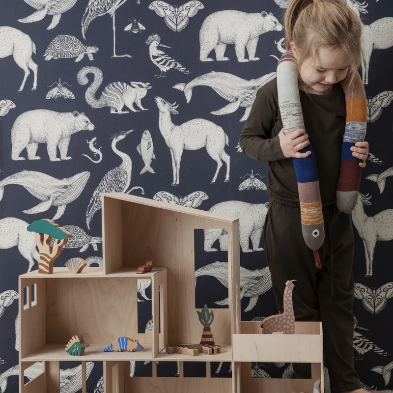 Ferm Living Katie Scott Wallpaper - Animals