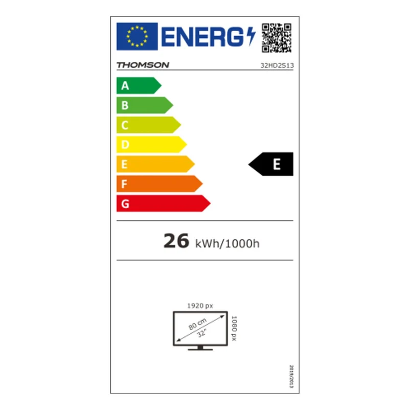 THOMSON 32HD2S13 LED TV (Flat, 32 Zoll / 81 cm, HD