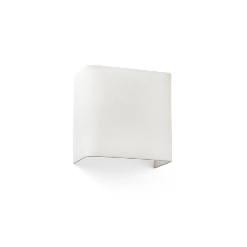 Faro Cotton SQ 200 Square Beige Wall Lamp 1L