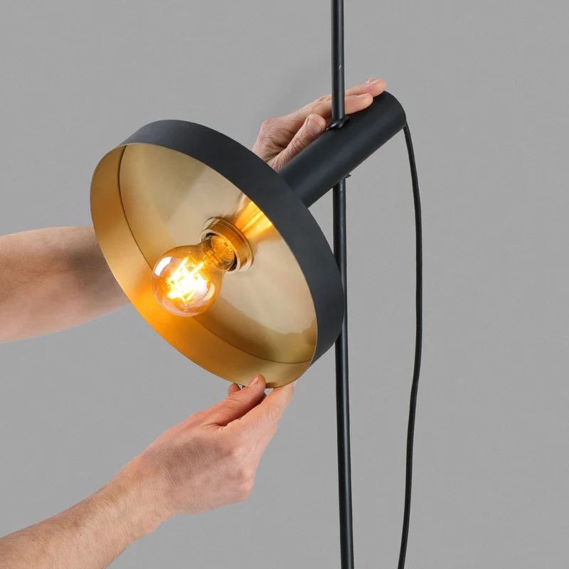 Faro Whizz Golden Pendant/Floor Lamp