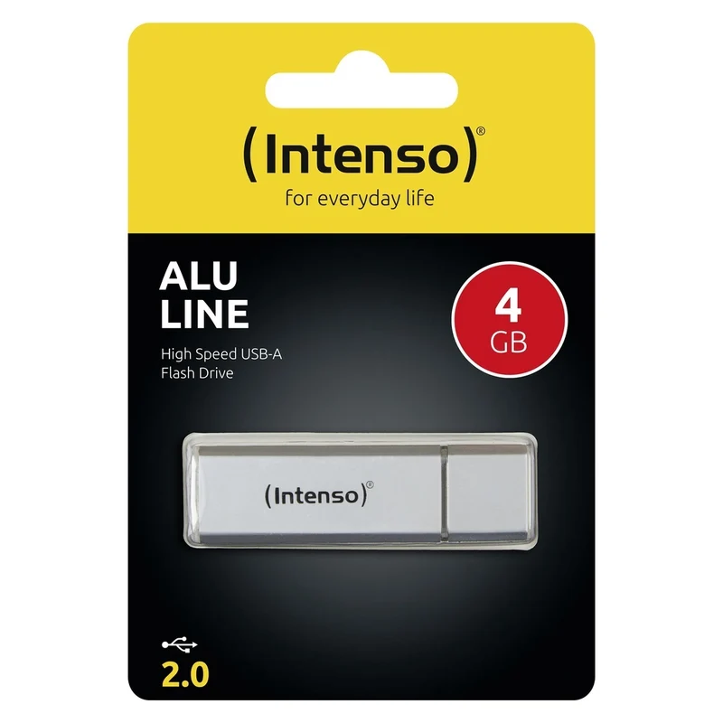 Intenso Alu Line USB-Stick 4 GB USB Typ-A 2.0 Silber