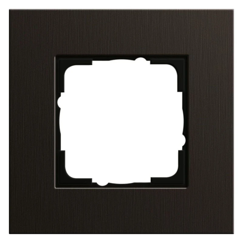 Gira Abdeckrahmen 0211127 aluminium braun