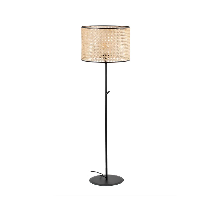 Faro Mambo Rattan Floor Lamp