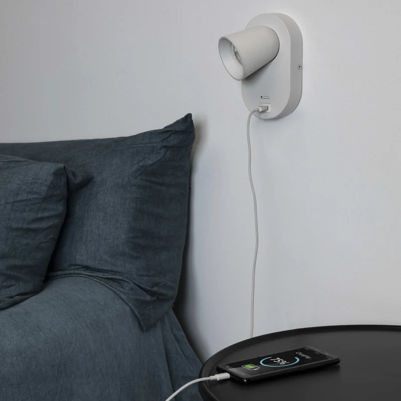 Faro Corb USB-A Wall Lamp