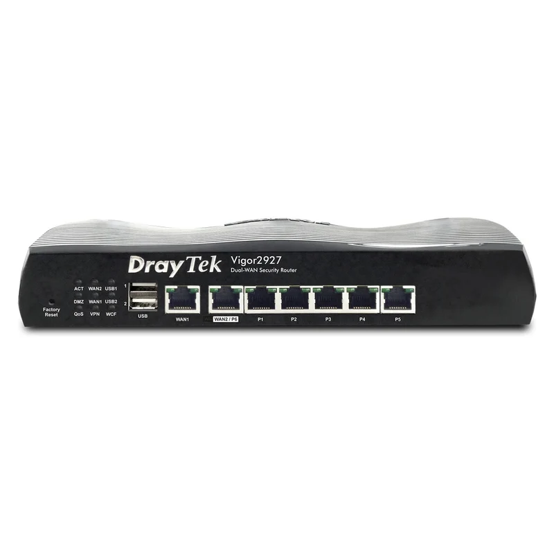 Draytek Vigor2927 Kabelrouter Gigabit Ethernet Schwarz