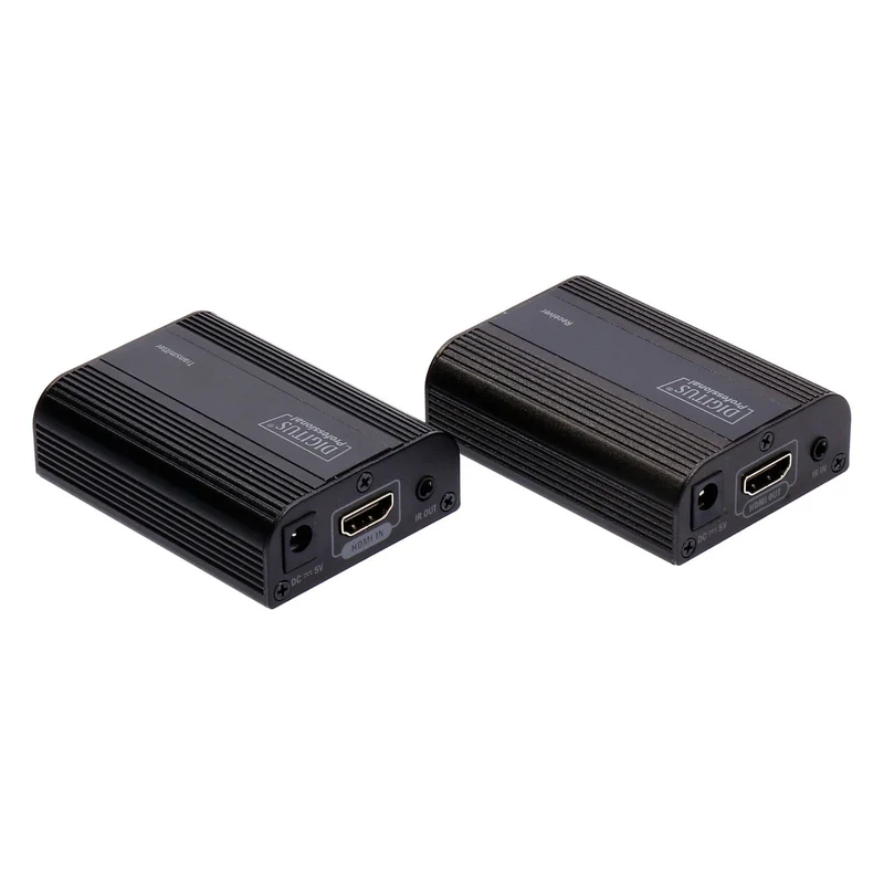 DIGITUS HDMI Extender Set 4K Ultra-HD 30 Hz Max. 3840 x 2160 Pixel