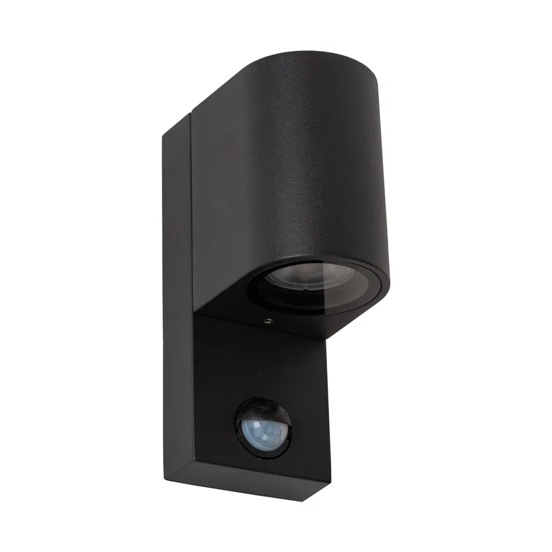 Lucide Zaro Outdoor Wall Light with Full-Range Sensor