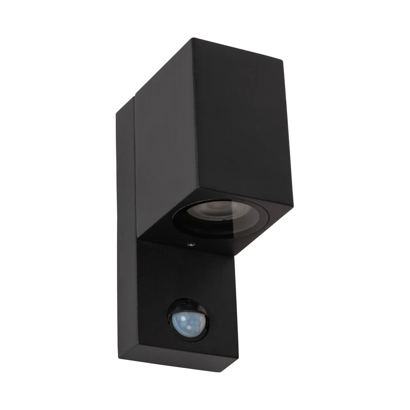 Lucide Zaro Outdoor Wall Light with Long-Range Sensor
