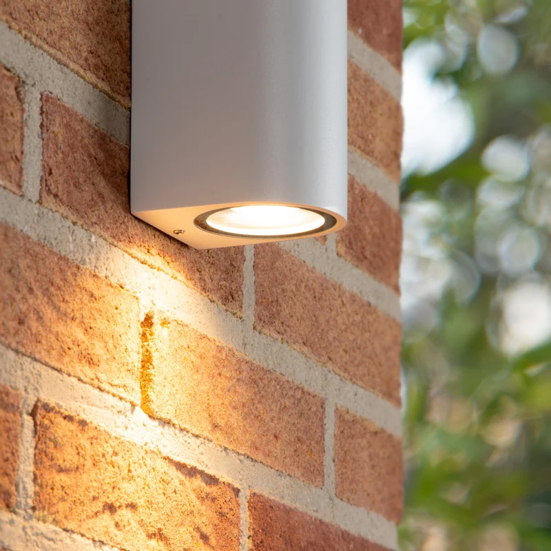 Lucide Zaro Half-Round Outdoor Wall Light