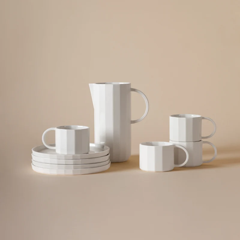 Schneid Facet Porcelain Plate