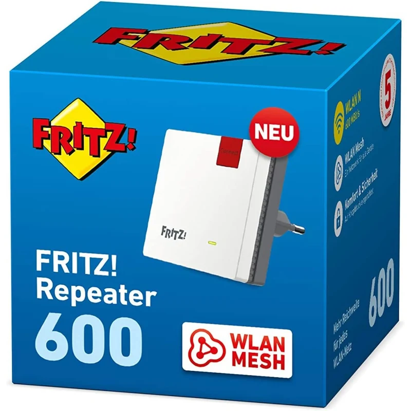 AVM FRITZ!Repeater 600 WLAN Repeater bis 600 MBit/s 2.4 GHz