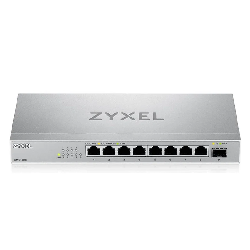 Zyxel XMG-108 Unmanaged 2.5G Ethernet (100/1000/2500) Silber