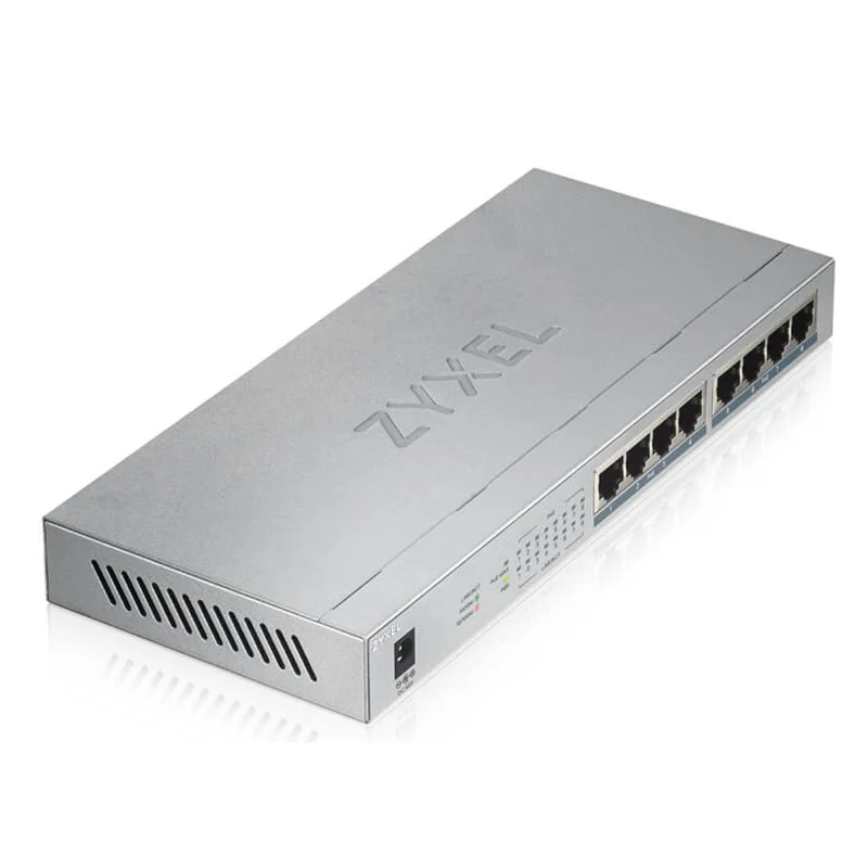 Zyxel GS1008HP Unmanaged Gigabit Ethernet (10/100/1000) Power over Ethernet (PoE) Grau