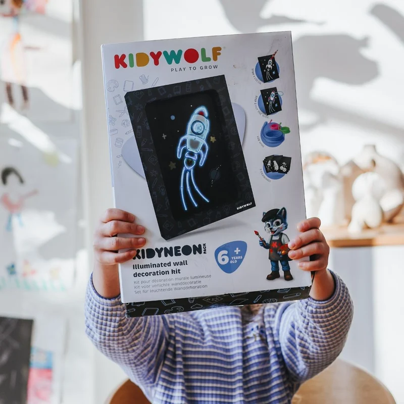 Kidywolf Kidyneon Illuminated Drawing Kit Pack