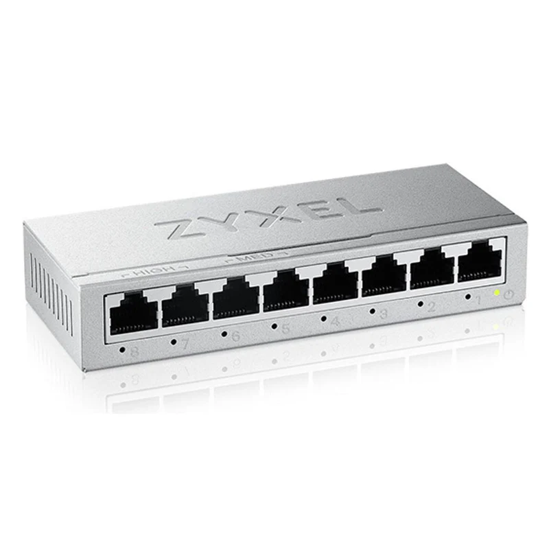 Zyxel GS-108BV5-EU0101F Netzwerk-Switch Unmanaged L2 Gigabit Ethernet (10/100/1000)