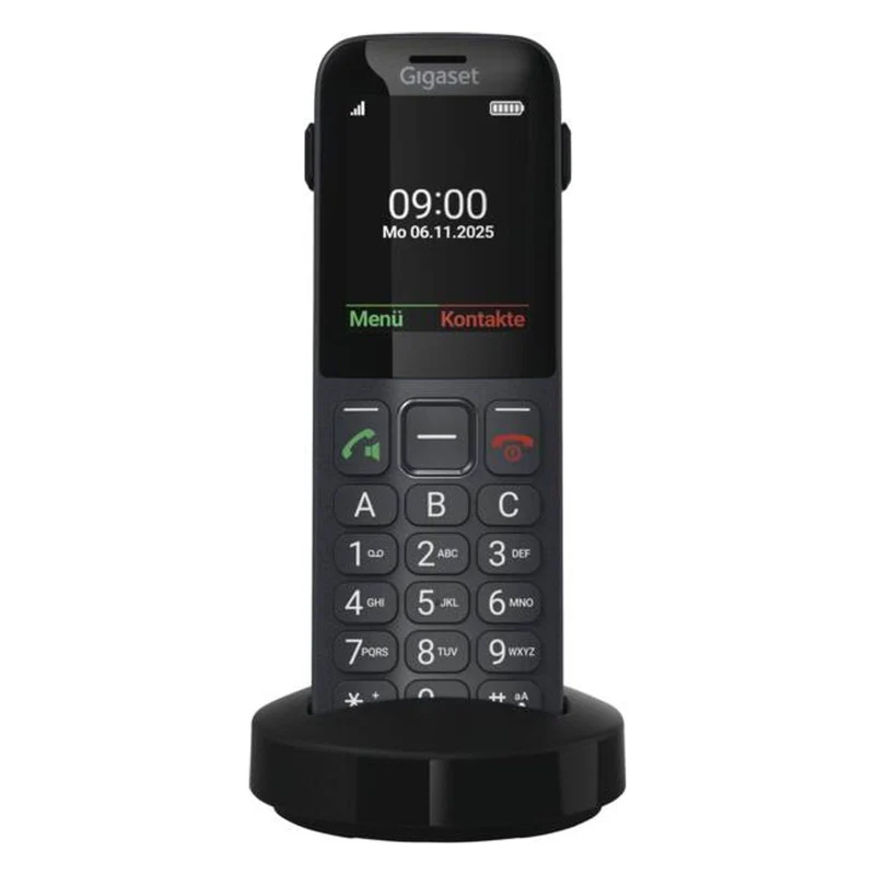 Gigaset Comfort 600 SIM 6,1 cm (2.4) 118 g Schwarz, Grau