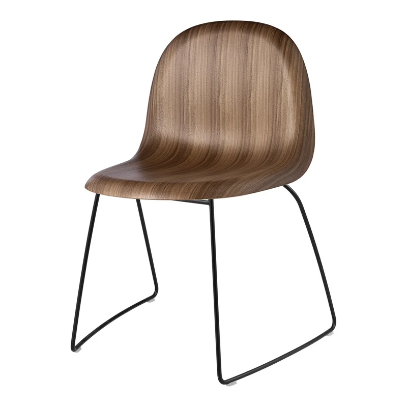 Gubi 3D Dining Chair Un-Upholstered