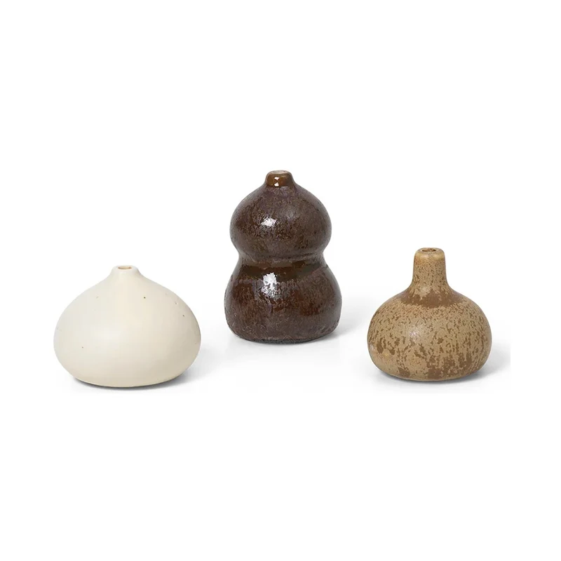 Ferm Living Komo Mini Vases - Set of 3