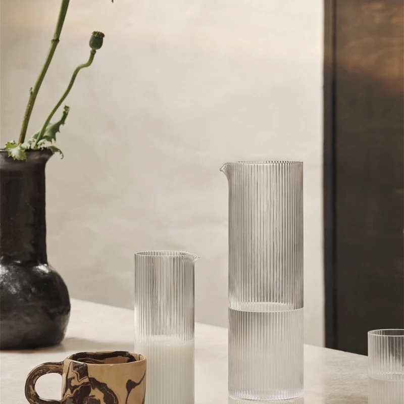 Ferm Living Ripple Water Jug