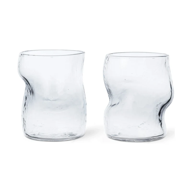 Ferm Living Dimple Glasses - Set of 2