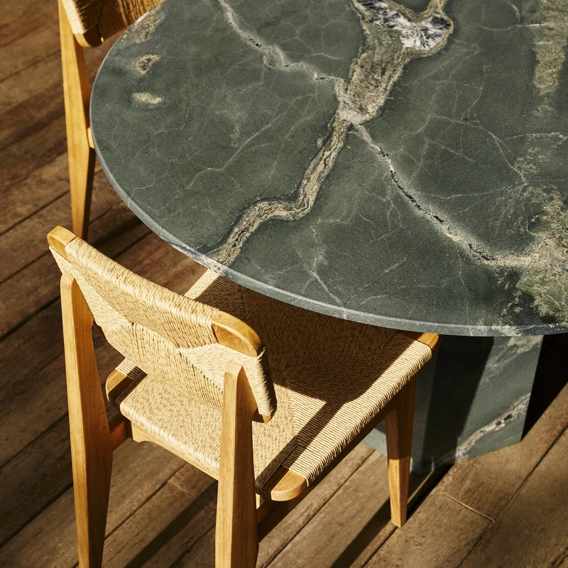 Gubi C-Chair Outdoor Dining Chair