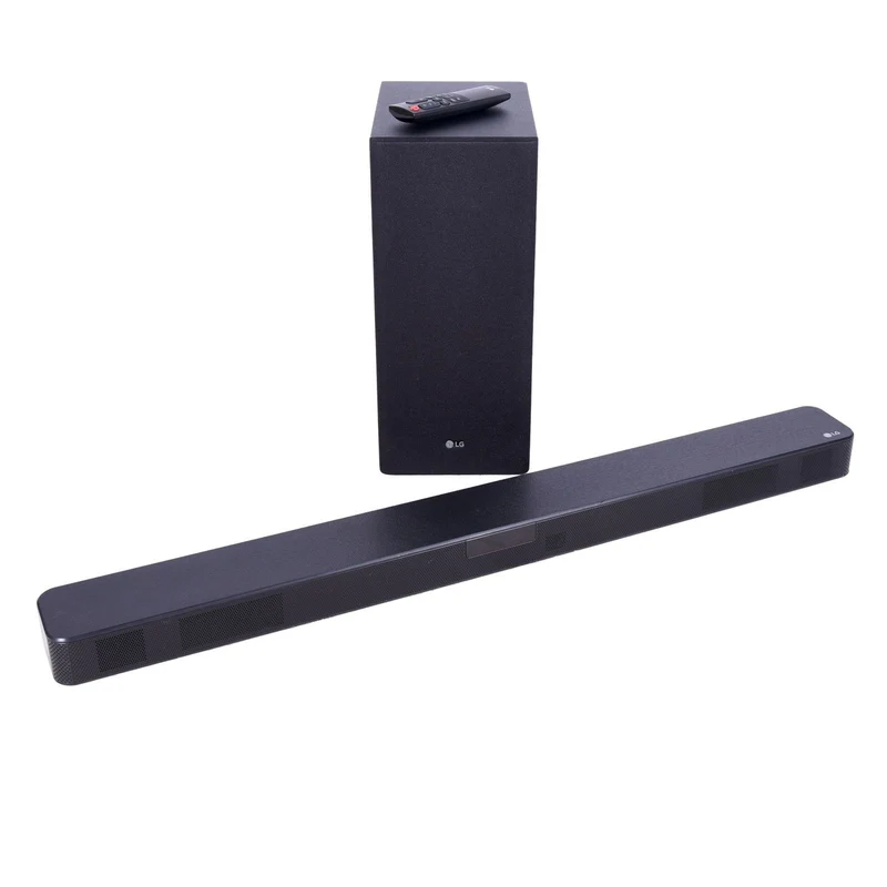 LG SL5Y 2.1 Kanal Soundbar mit kabellosem Subwoofer HDMI USB Bluetooth Schwarz