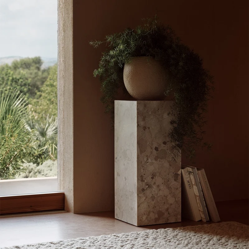 Audo Copenhagen Plinth Pedestal Table