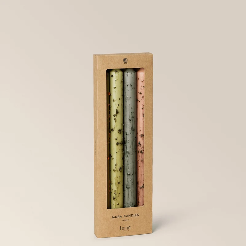 Ferm Living Mura Candles - Set of 4