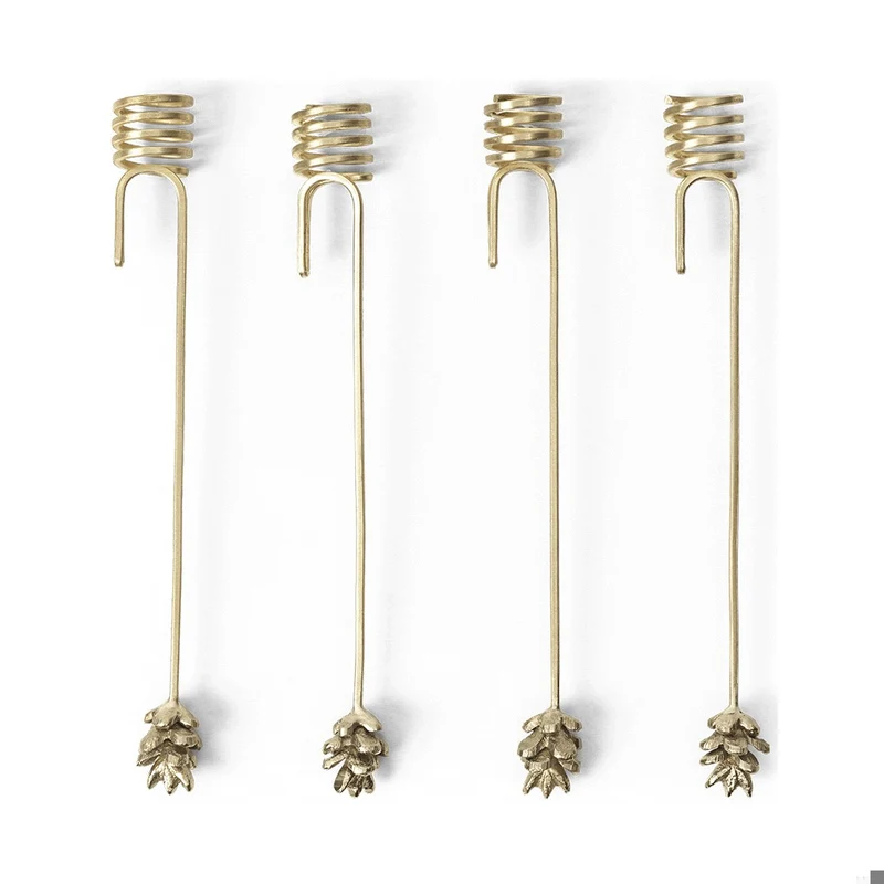 Ferm Living Forest Christmas Tree Candle Holders - Set of 4