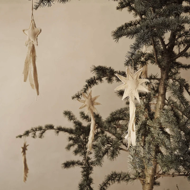 Ferm Living Vela Star Ornaments - Set of 4