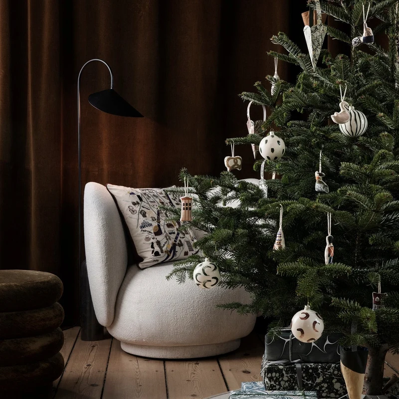 Ferm Living Star Christmas Tree Blanket