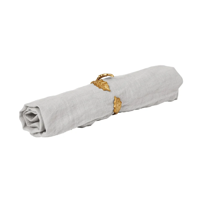 Ferm Living Holly Leaf Napkin Rings - Set of 4